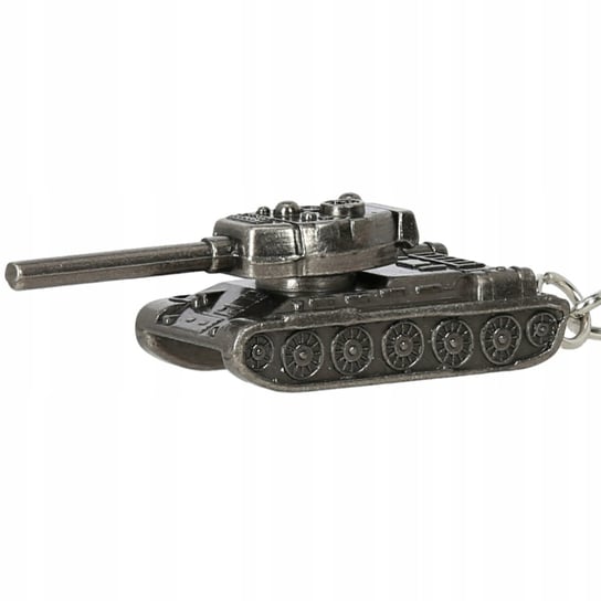 Breloczek Do Kluczy Brelok Wojskowy Czołg Tank srebrny Silkey