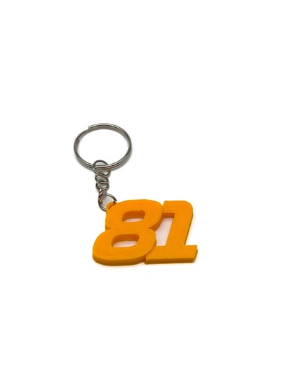 Breloczek kierowcy Oscar Piastri 81 F1 Formuła 1 RaceTracks.pl