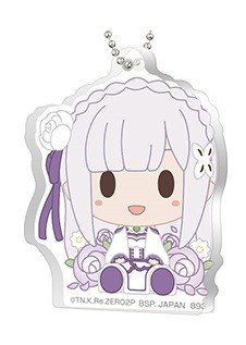 Brelok Akrylowy Re:Zero - Emilia BANDAI
