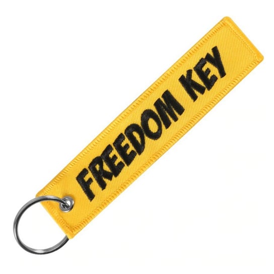 Brelok do kluczy FREEDOM KEY klucz wolności żółty Inna marka
