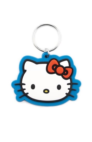 Brelok do kluczy Hello Kitty Face zawieszka gumowa breloczek Hello Kitty