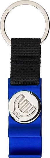 Brelok do kluczy, otwieracz do butelek i żeton do wózka na zakupy niebieski HelloShop
