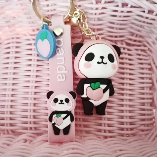 Brelok Do Kluczy Panda Pink Brl86 UPOMINKARNIA