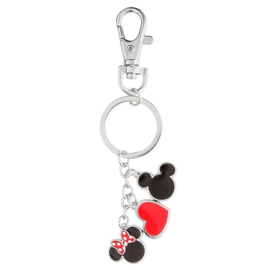Brelok do kluczy Peers Hardy Disney Myszka Miki i Minnie w kolorze srebrnym, czarno-czerwonym Inna marka