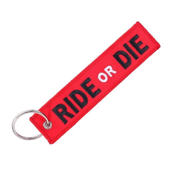 Brelok Do Kluczy Ride Or Die Jedź Albo Zgiń Czerwony Inna marka