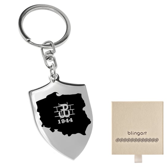 Brelok do kluczy tarcza herb duży Blingart