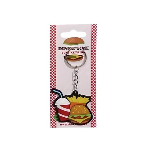 Brelok do kluczy z frytkami hamburgerowymi tzw Douceur