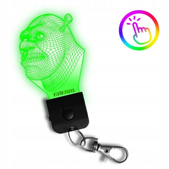 Brelok LED Zawieszka do Kluczy Bajka Shrek Ogr Plexido