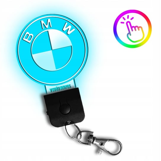 Brelok LED Zawieszka do Kluczy Emblemat BMW Logo Plexido