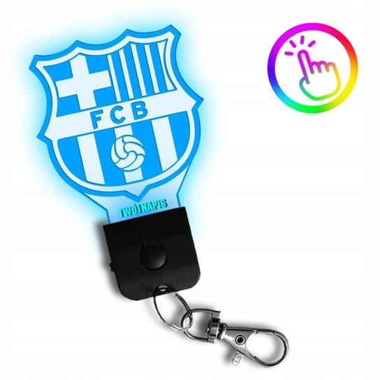 Brelok LED Zawieszka do Kluczy Klub FC Barcelona Plexido