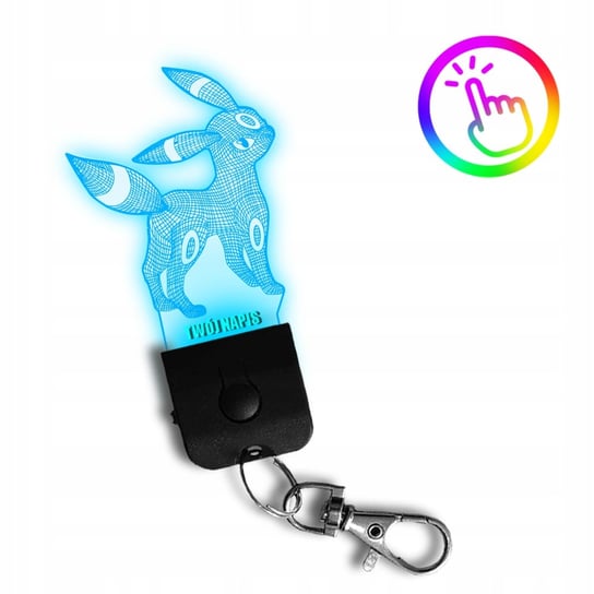 Brelok LED Zawieszka do Kluczy Pokemon Umbreon Plexido