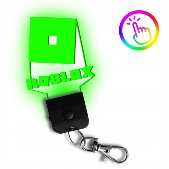Brelok LED Zawieszka do Kluczy Roblox Logo Plexido