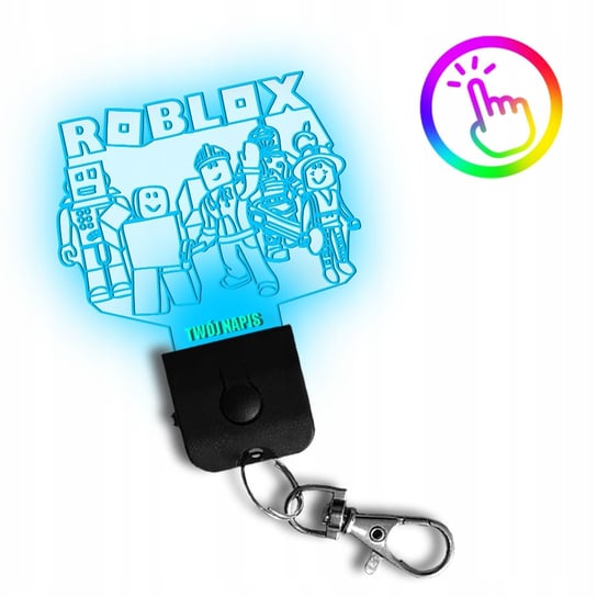 Brelok LED Zawieszka do Kluczy Roblox Prezent Plexido