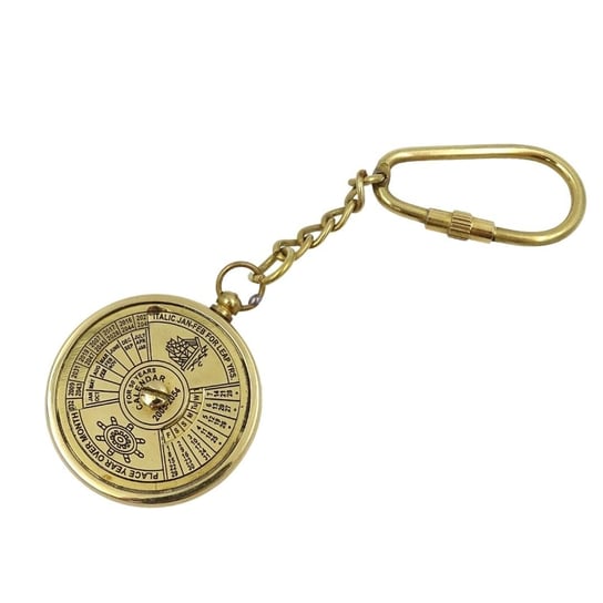 Brelok mosiężny Kalendarz Wieloletni - Key-0068 GIFTDECO