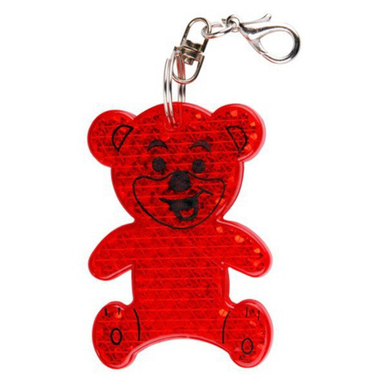 Brelok Odblaskowy Teddy, Czerwony Inna marka