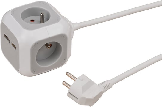 Brennenstuhl Powercube Przedłużacz 4 Gniazda Ładowarka Usb Brennenstuhl