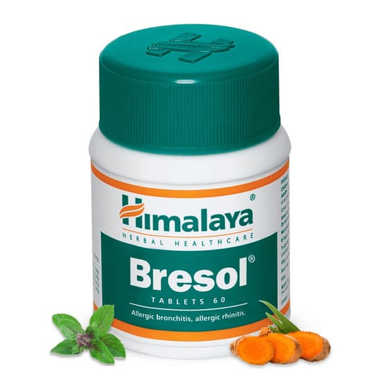 Bresol alergia astma HimalaySuplement diety,  60 tabletka Inna marka