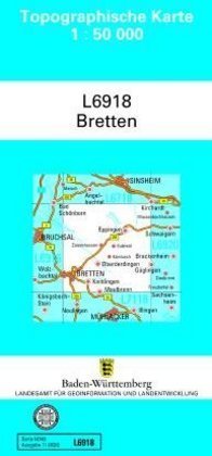 Bretten 1 : 50 000 Lva Baden-Wurttemberg, Landesamt Fur Geoinformation Und Landentwicklung Baden-Wurttemberg