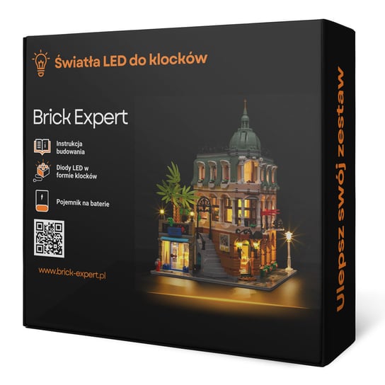 Brick Expert, Oświetlenie LED, do klocków, Creator Expert, Hotel butikowy, 10297 Brick Expert