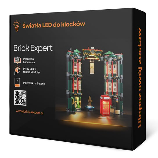 Brick Expert, Oświetlenie LED, do klocków, Harry Potter Ministerstwo Magii 76403 Brick Expert