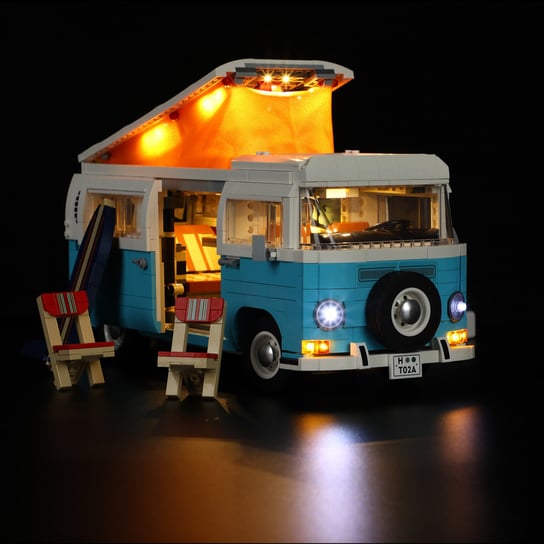 Brick Expert, Oświetlenie LED, do klocków, Mikrobus Kempingowy Volkswagen T2, 10279 Brick Expert