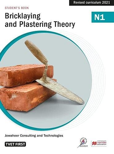 Bricklaying and Plastering Theory N1. Students Book Opracowanie zbiorowe