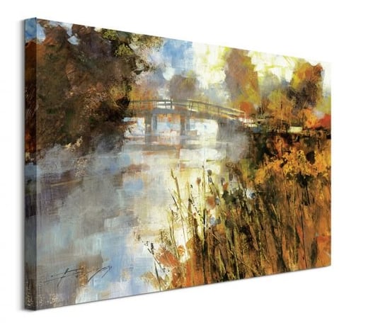 Bridge at Autumn Morning - obraz na płótnie Pyramid International