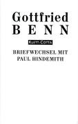 Briefe 3. Briefwechsel mit Paul Hindemith Benn Gottfried