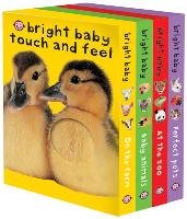 Bright Baby Touch & Feel Boxed Set: On the Farm, Baby Animals, at the Zoo and Perfect Pets Priddy Roger