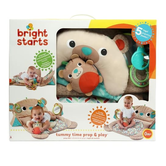 Bright Starts, mata edukacyjna Tummy Time Prop & Play Bright Starts