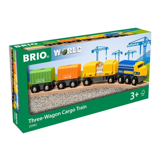 Brio, Trzywagonowy Pociąg Towarowy, 33982 Brio