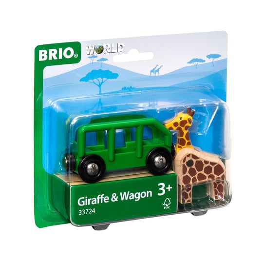 Brio, Żyrafa i Wagon, 2 el. Brio
