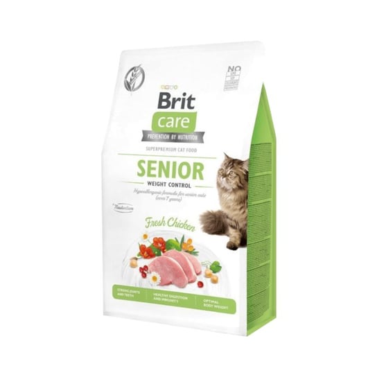Brit Care Cat Grain-free Senior Weight Control 2kg Brit