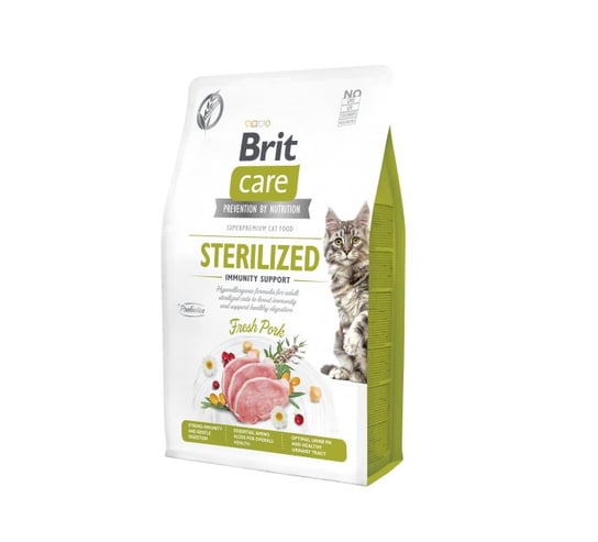 Brit Care Cat Sterilized Immunity Support Fresh Pork 400g Brit