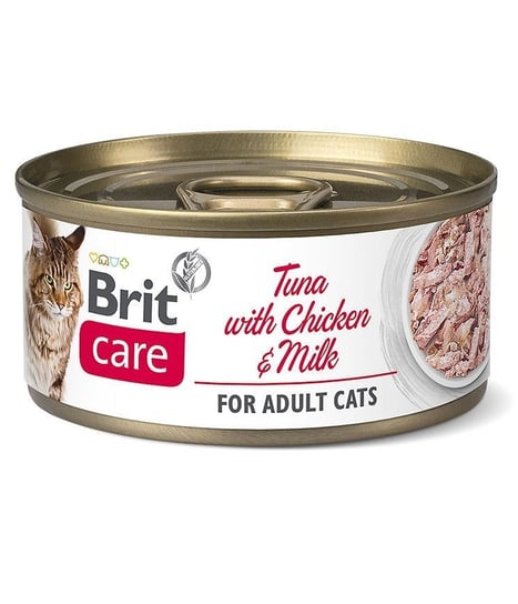 Brit Care Cat Tuna With Chicken & Milk Puszka 70 g Brit