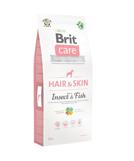 BRIT CARE Dog Hair & Skin Insect & Fish 12kg Brit