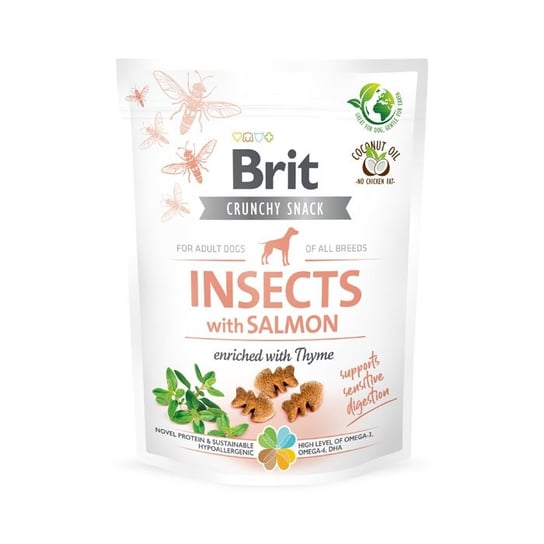 Brit Crunchy Cracker Insect &amp; Salmon 200g Brit