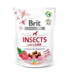 Brit Crunchy Snack Insects&Lamb&Raspberries 200g Brit