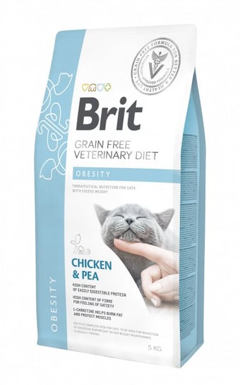 Brit gf veterinary diets cat Obesity 2kg Brit