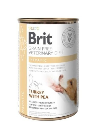 BRIT GF Veterinary Diets Dog Hepatic 400g - karma mokra dla psa Brit