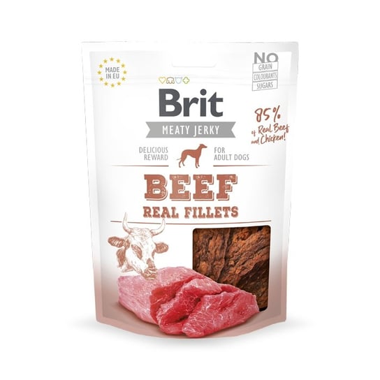 Brit Jerky Snack Beef Fillets 200g Brit