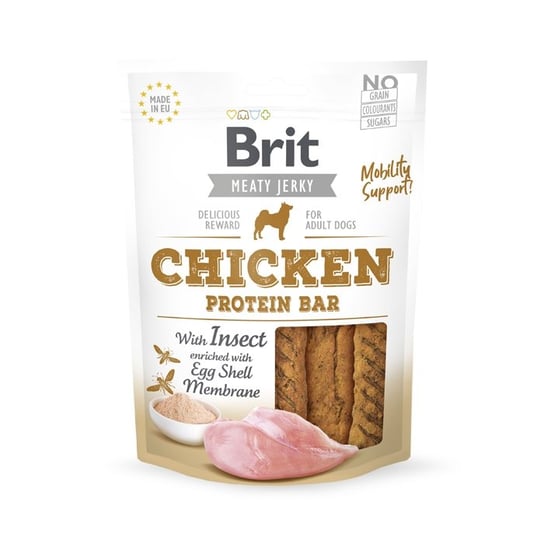 Brit Jerky Snack Chicken with Insect Protein Bar 80g Brit