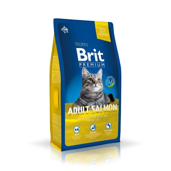 Brit, karma dla kotów, Premium Cat Adult Salmon, 1,5kg Brit