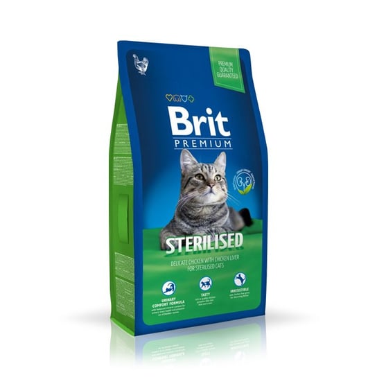 Brit, karma dla kotów, Premium Cat Sterilised, 800g Brit