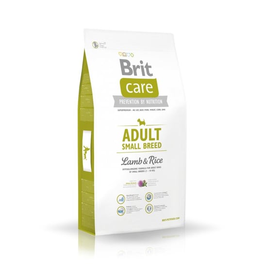 Brit, karma dla psów, Care Adult Small Breed Lamb & Rice, 1 kg. Brit
