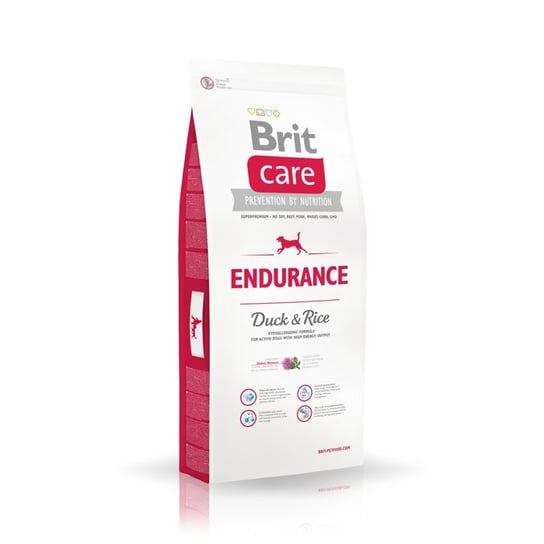 Brit, karma dla psów, Care Endurance Duck &amp, rice, 12kg. Brit