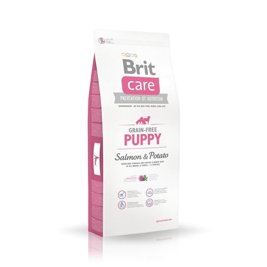 Brit, karma dla psów, Care Grain-free Puppy Salmon &amp, potato, 1kg. Brit