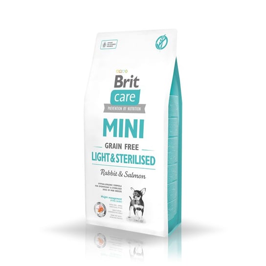 Brit, karma dla psów, Care Mini Grain-Free Light &amp, sterilised, 2kg Brit