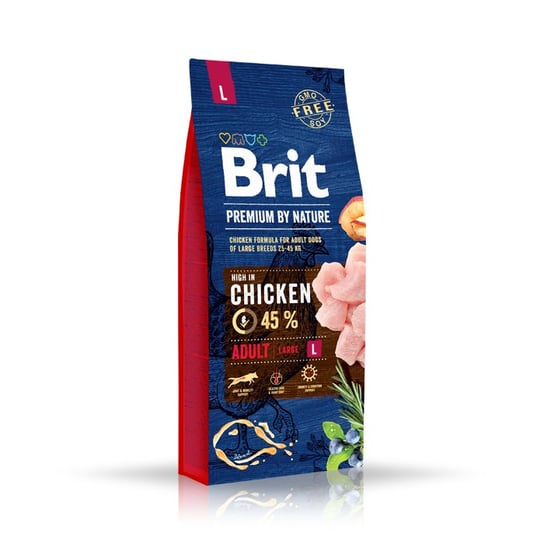 Brit, karma dla psów, Premium By Nature Adult Large L, 15kg Brit