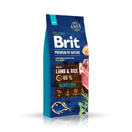 Brit, karma dla psów, Premium By Nature Sensitive Lamb, 1kg. Brit